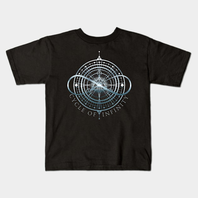 Cycle of Infinity Kids T-Shirt by Matt O'Brien